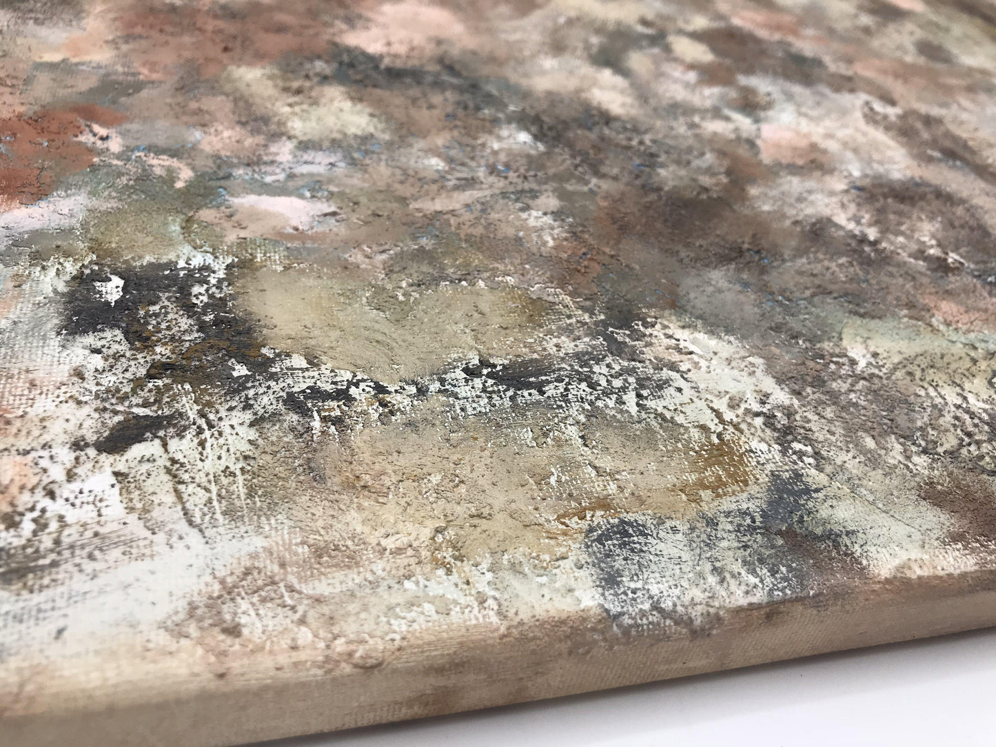 Abstract Acrylic Painting, Textured Knife Abstract Art