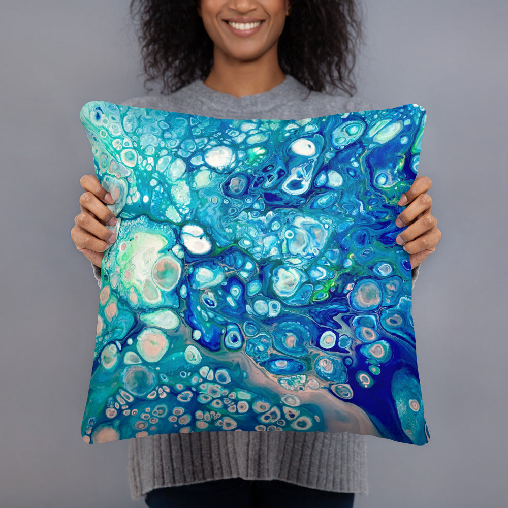 Ocean Bubbles Decorative Throw Pillow