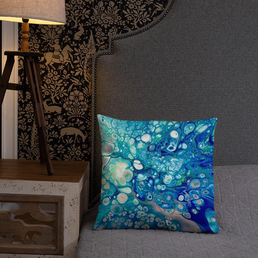 Ocean Bubbles Decorative Throw Pillow