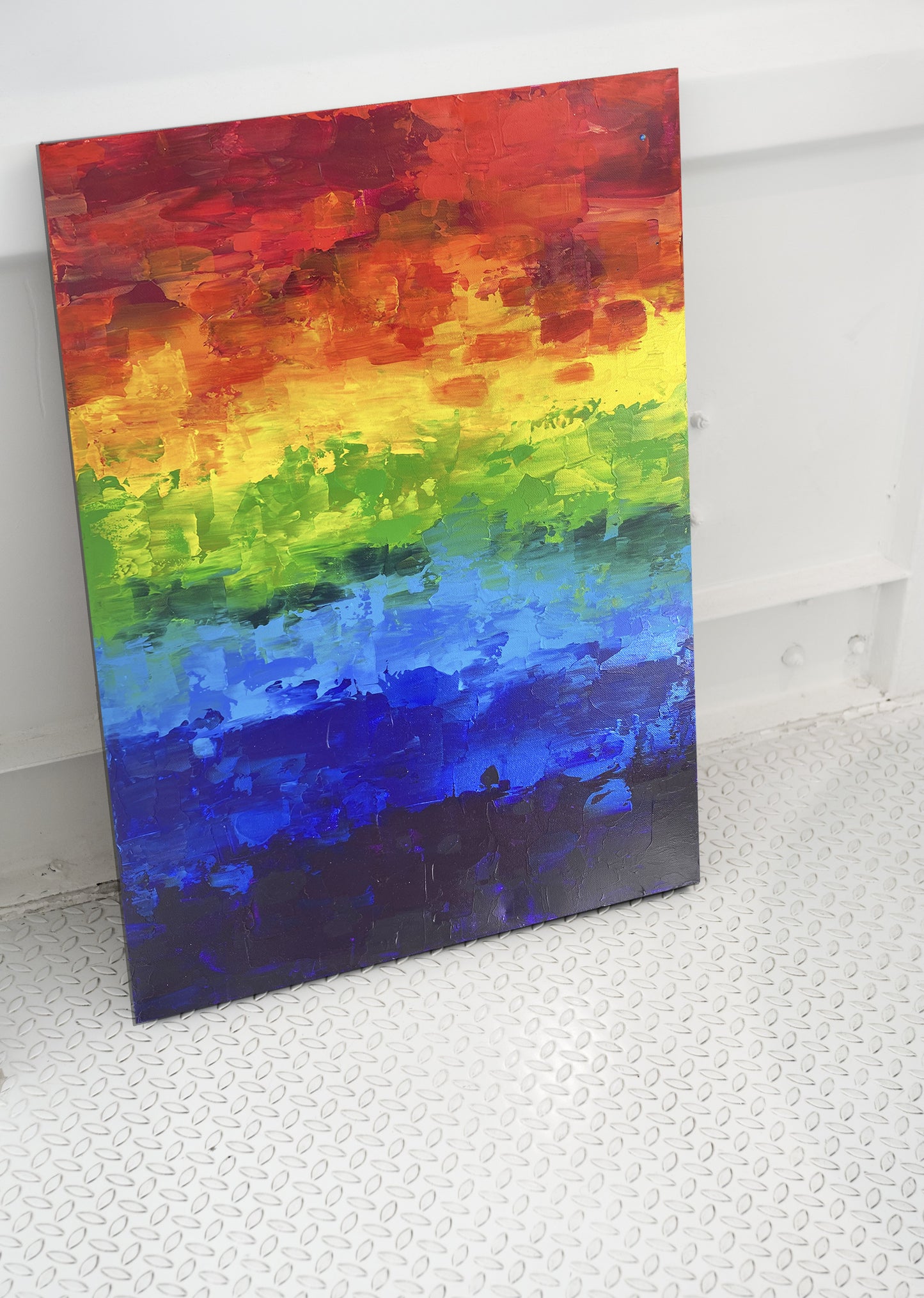 Rainbow Original Acrylic Painting