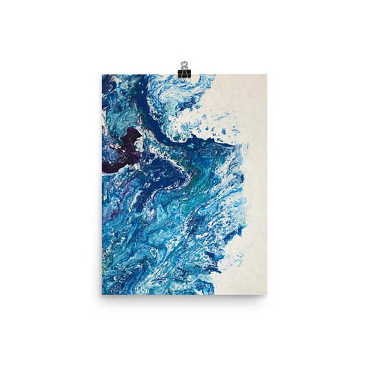 Ocean Fluid Art Print