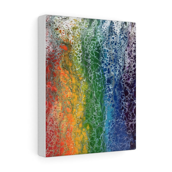 Rainbow Flag Art Print on Canvas Gallery Wrap