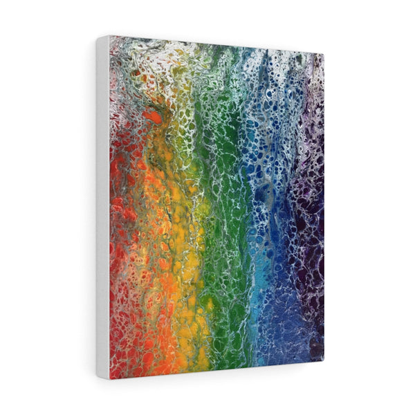 Rainbow Flag Art Print on Canvas Gallery Wrap