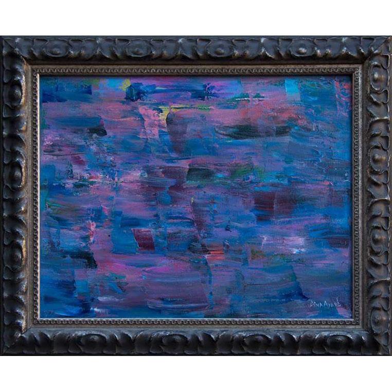 Candy Land Original Oil Painting, Framed