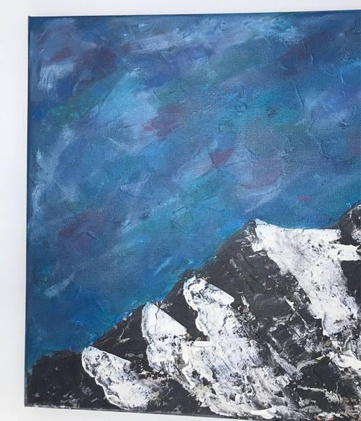 Cliff, Original Acrylic Painting - Abstract Art