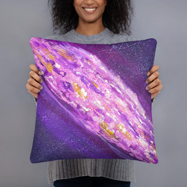 Galaxy Space Art Decorative Throw Pillow