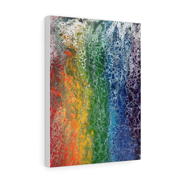 Rainbow Flag Art Print on Canvas Gallery Wrap