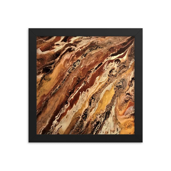 Abstract Jupiter Art Print of Acrylic Pour / Fluid Painting