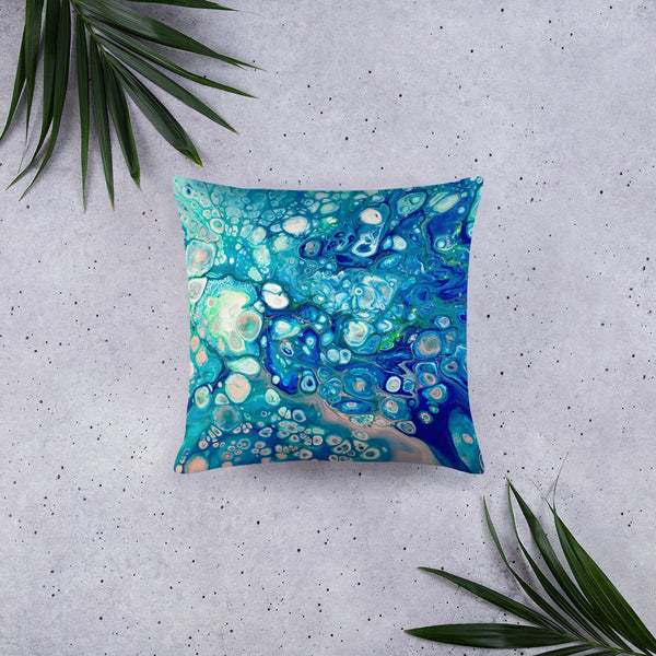 Ocean Bubbles Decorative Throw Pillow Case