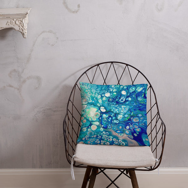 Ocean Bubbles Decorative Throw Pillow Case