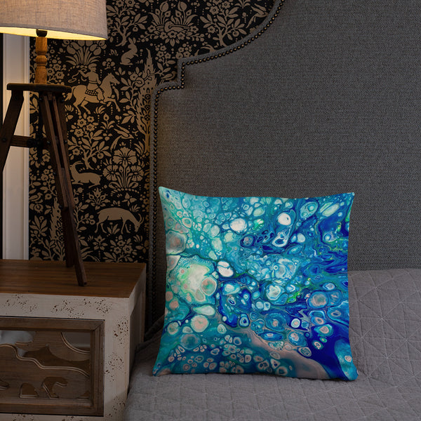 Ocean Bubbles Decorative Throw Pillow Case