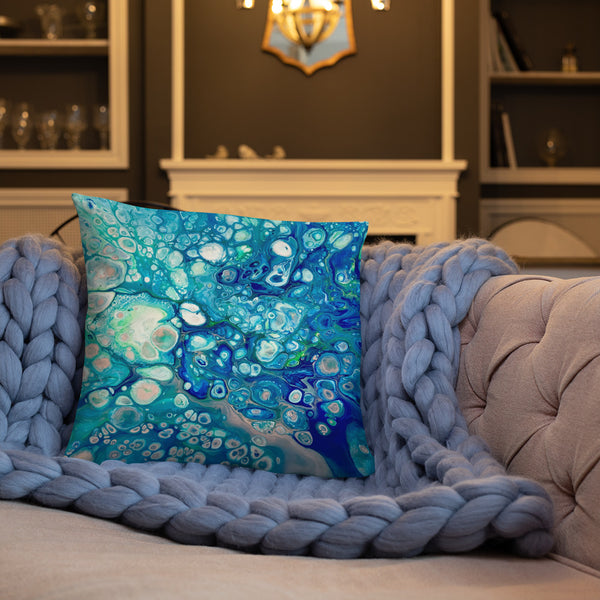 Ocean Bubbles Decorative Throw Pillow Case