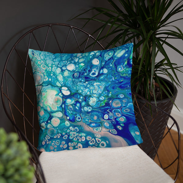 Ocean Bubbles Decorative Throw Pillow Case