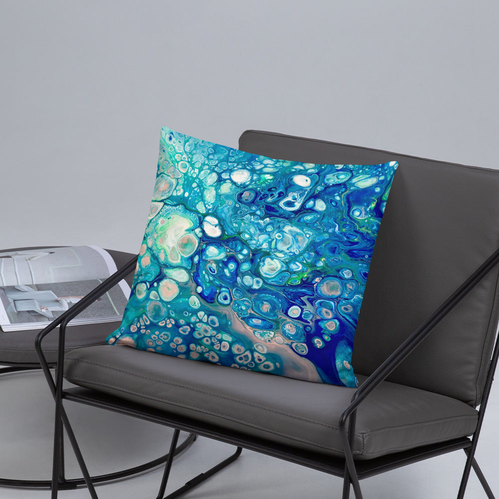 Ocean Bubbles Decorative Throw Pillow