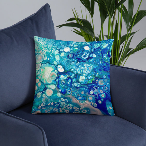 Ocean Bubbles Decorative Throw Pillow Case