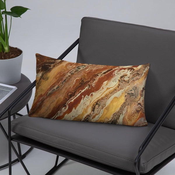 Brown & Beige Decorative Throw Pillow
