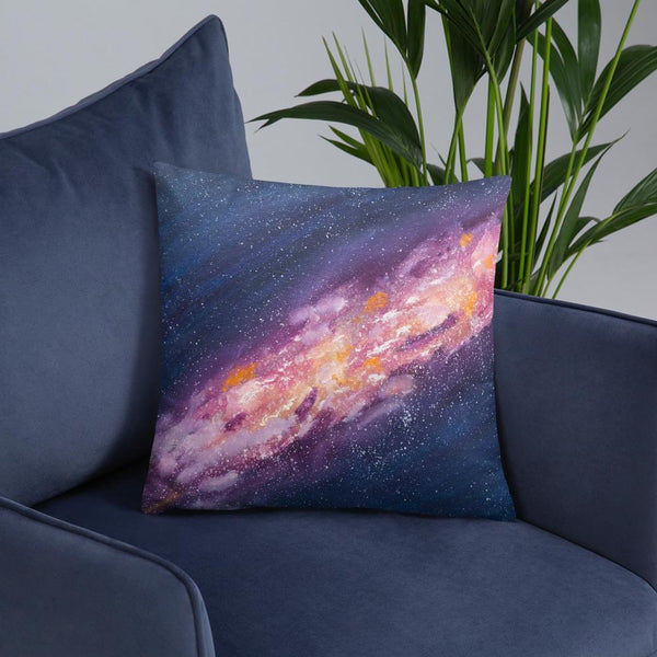 Decorative Pillow Starburst Galaxy Milky Way Thow Pillow