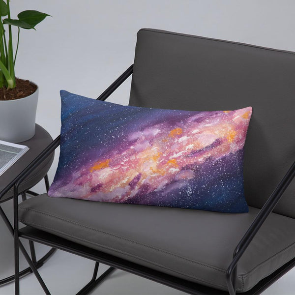 Decorative Pillow Starburst Galaxy Milky Way Thow Pillow