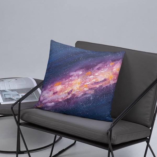 Decorative Pillow Starburst Galaxy Milky Way Thow Pillow