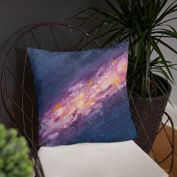 Decorative Pillow Starburst Galaxy Milky Way Thow Pillow