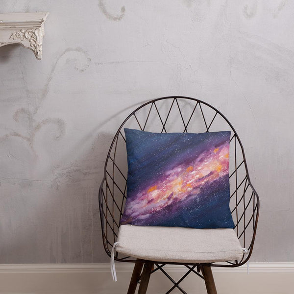 Decorative Pillow Starburst Galaxy Milky Way Thow Pillow