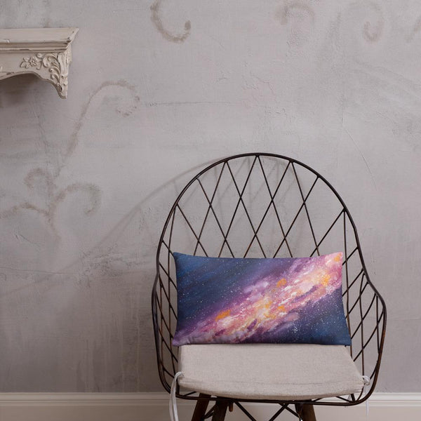 Decorative Pillow Starburst Galaxy Milky Way Thow Pillow