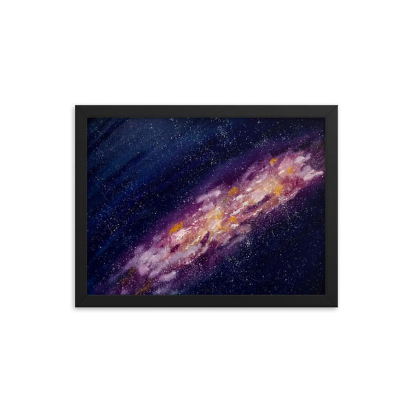 Galaxy Space Art Print Framed Poster