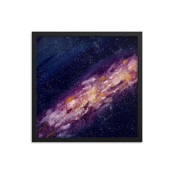 Galaxy Space Art Print Framed Poster