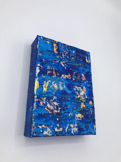 Hidden Treasure, 5x7" Original Acrylic Painting on Gallery-Wrapped Canvas