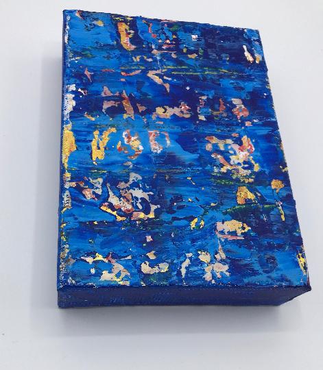 Hidden Treasure, 5x7" Original Acrylic Painting on Gallery-Wrapped Canvas