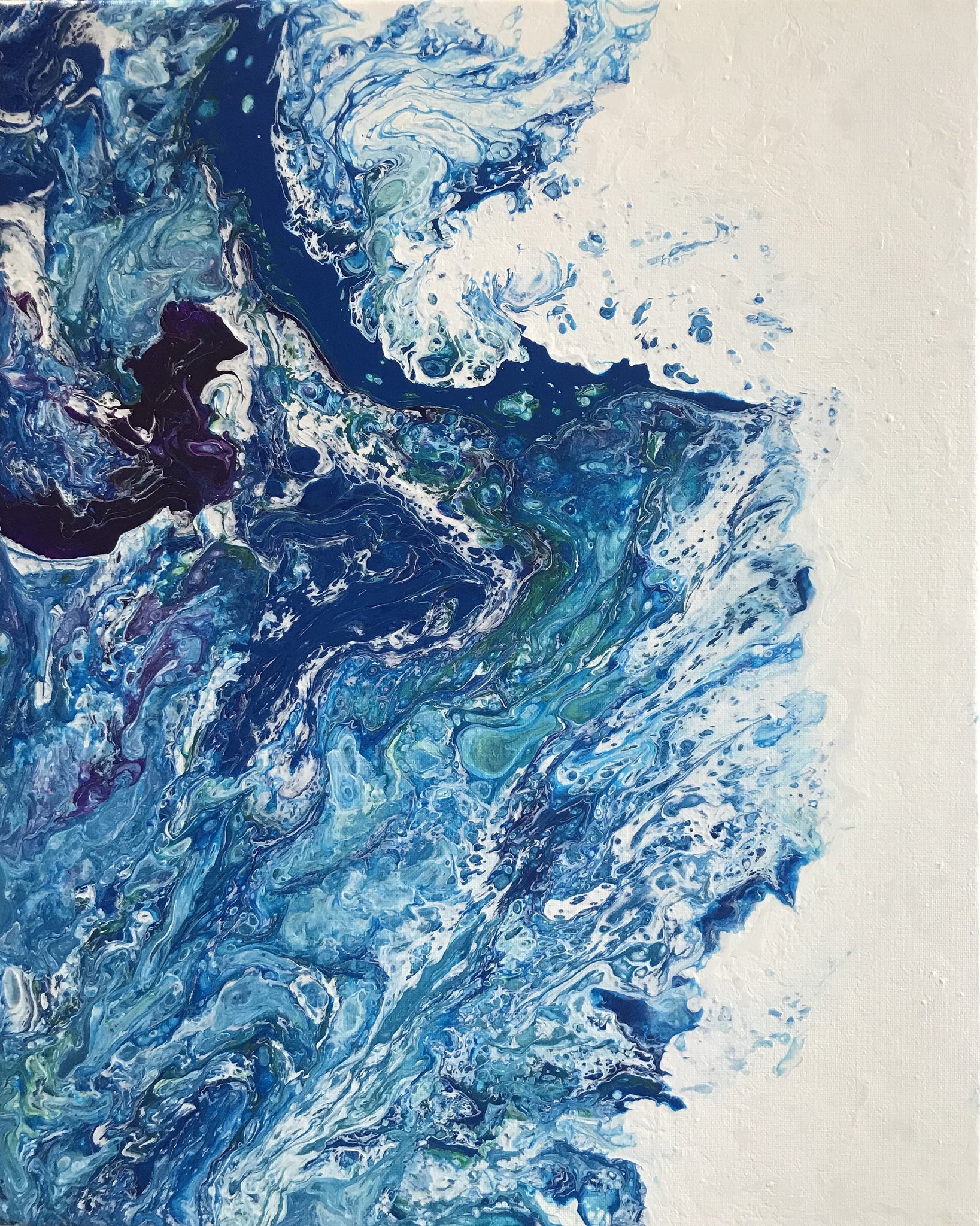 Ocean Fluid Art Print