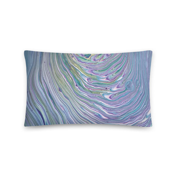 Tree Ring Fluid Art Pillow, Throw Pillows, Sofa Printed Pillow