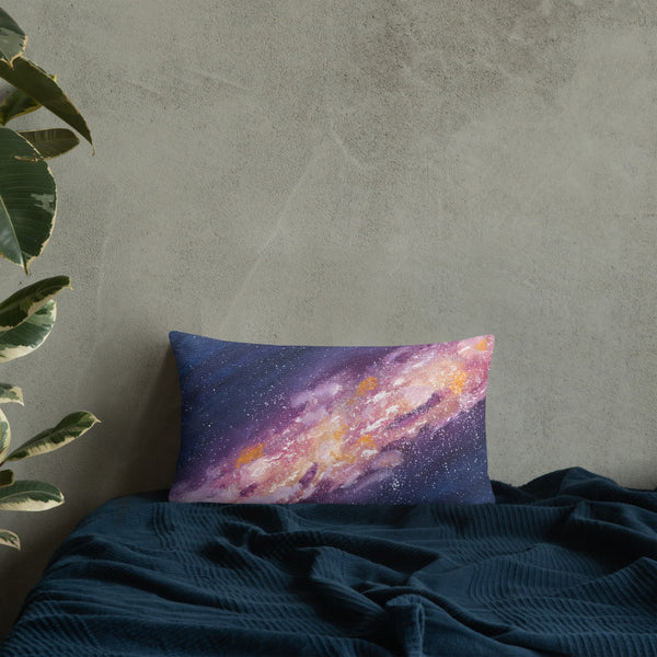 Decorative Pillow Starburst Galaxy Milky Way Thow Pillow