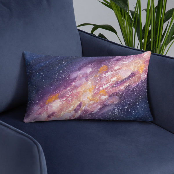 Decorative Pillow Starburst Galaxy Milky Way Thow Pillow