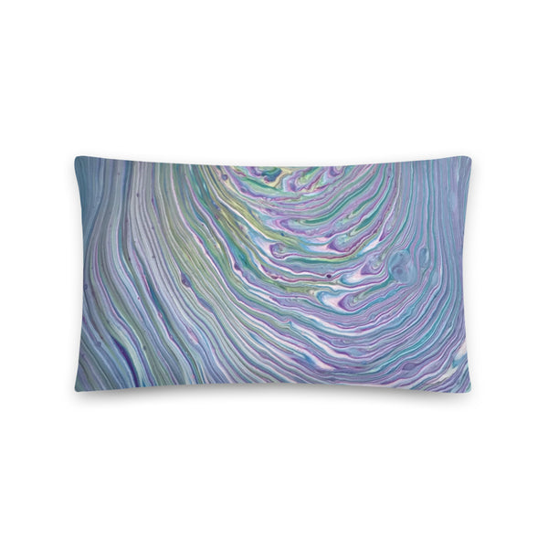 Tree Ring Fluid Art Pillow, Throw Pillows, Sofa Printed Pillow