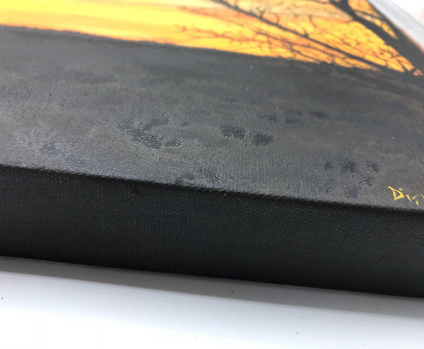 Original Oil Painting of Sunset in Pacific MO