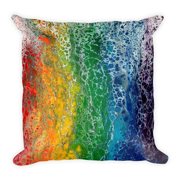 Rainbow Flag Pillow Case, LGBTQ Decorative Throw Pillow Case