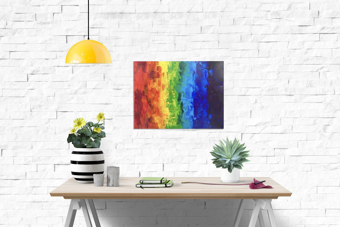 Rainbow Original Acrylic Painting