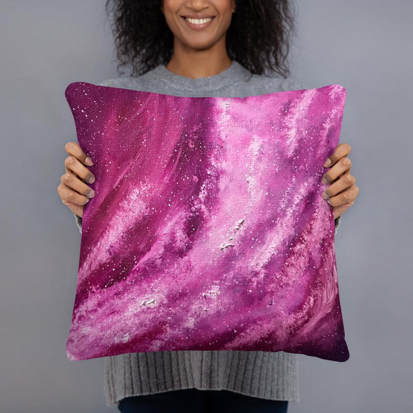 Space Galaxy Art Decorative Pillow